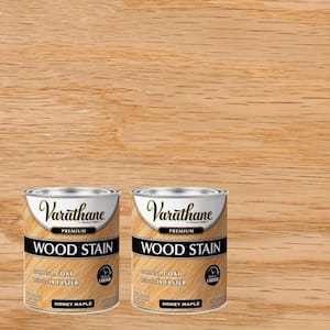 1 qt. Honey Maple Premium Fast Dry Interior Wood Stain (2-Pack)