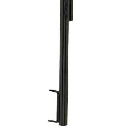 Matte Black Steel Hinge-It Clutterbuster Towel Bar
