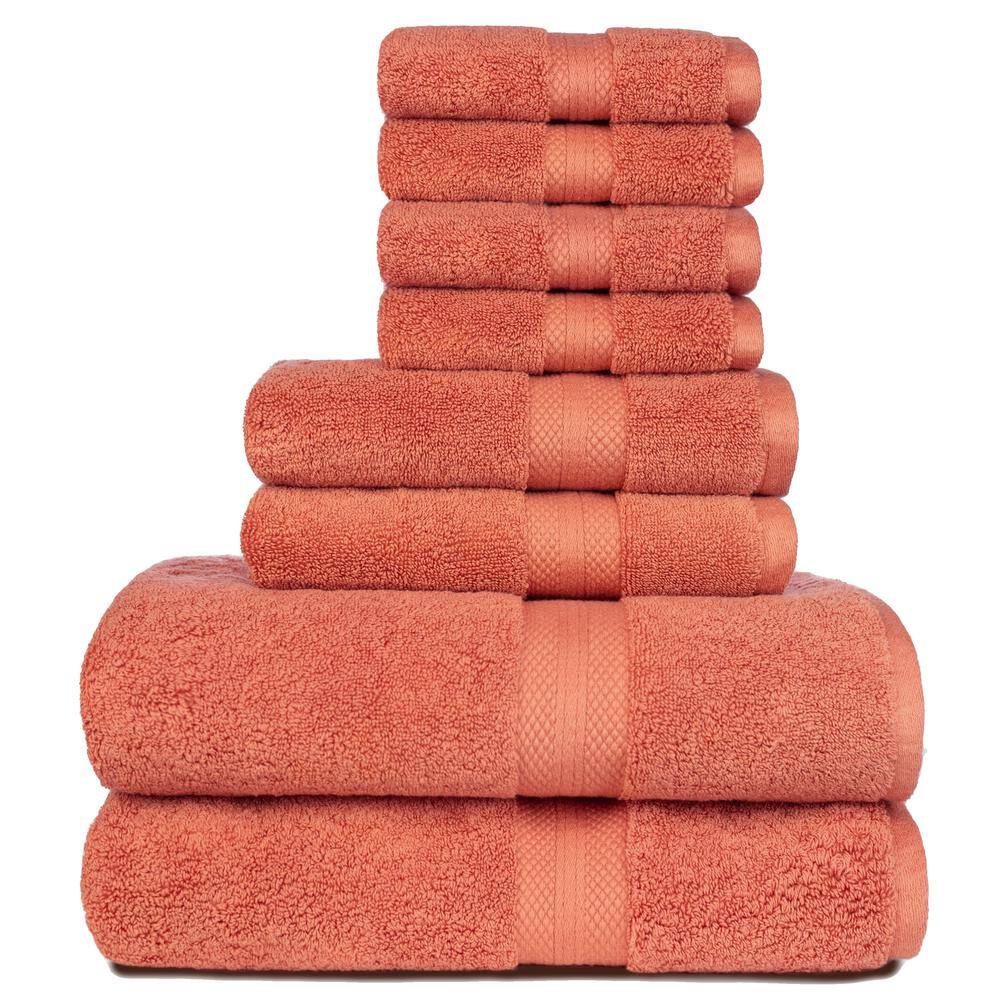SUPERIOR Long Staple 100% Combed Cotton 700GSM, Durable, Plush and  Absorbent 6-Piece Single Ply Towel Set, 2 Face/Washcloths, 2 Hand Towels, 2  Bath