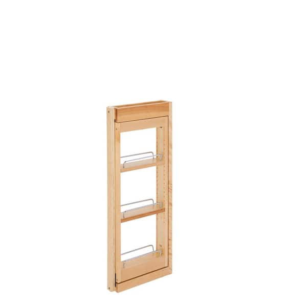 Rev-A-Shelf 3 in. W x 30 in. H Pull-Out Between Cabinet Wall Filler with SC