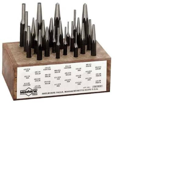 Wood Box Punch Set (24-Piece)