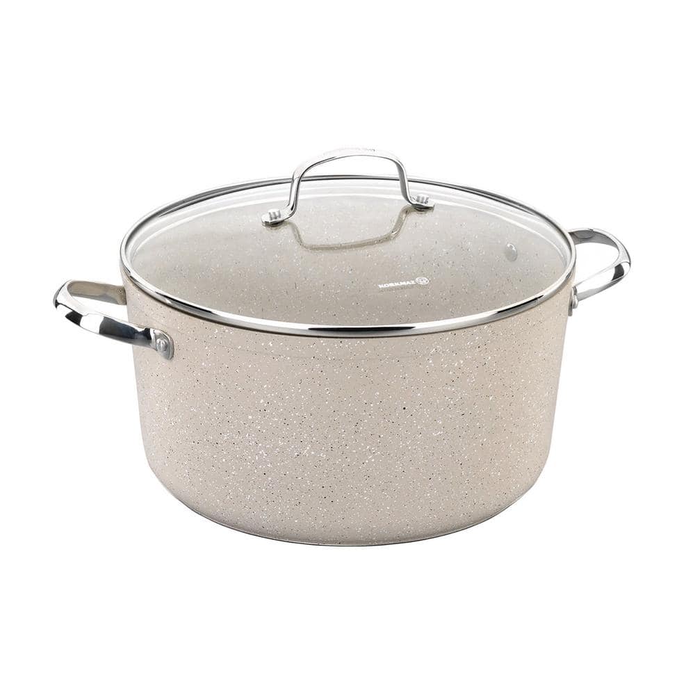 Korkmaz Granita 3.5 l Aluminum Nonstick Low Casserole in Tan 985120782M -  The Home Depot