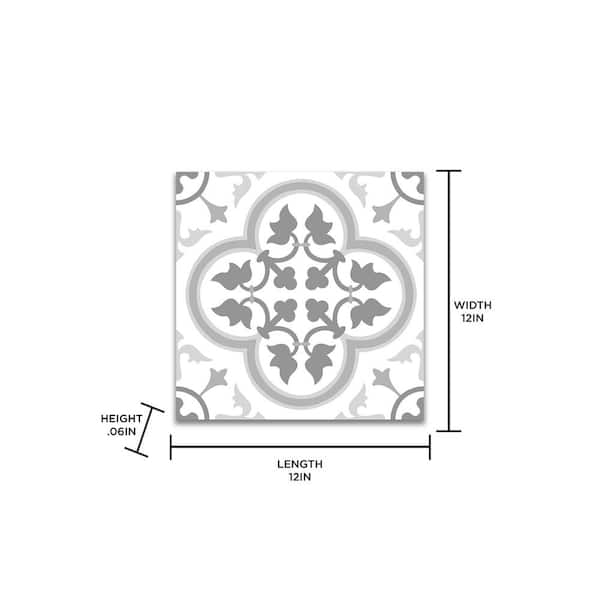 FloorPops Remy Peel and Stick Floor Tiles 12 in. x 12 in. (20 Tiles, 20 sq. ft.) FloorPops Remy Peel and Stick Floor Tiles 12 in. x 12 in. (20 Tiles, 20 sq. ft.)