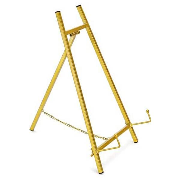 Gold Metal Easel Stand Tripod Tabletop Holder for Wedding Sign
