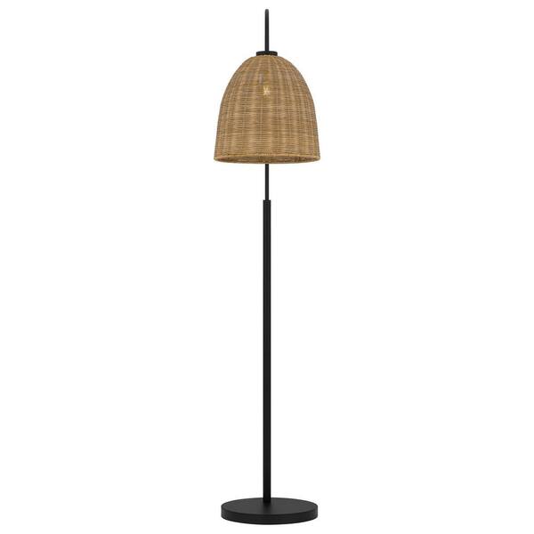 hampton bay floor lamp black finish