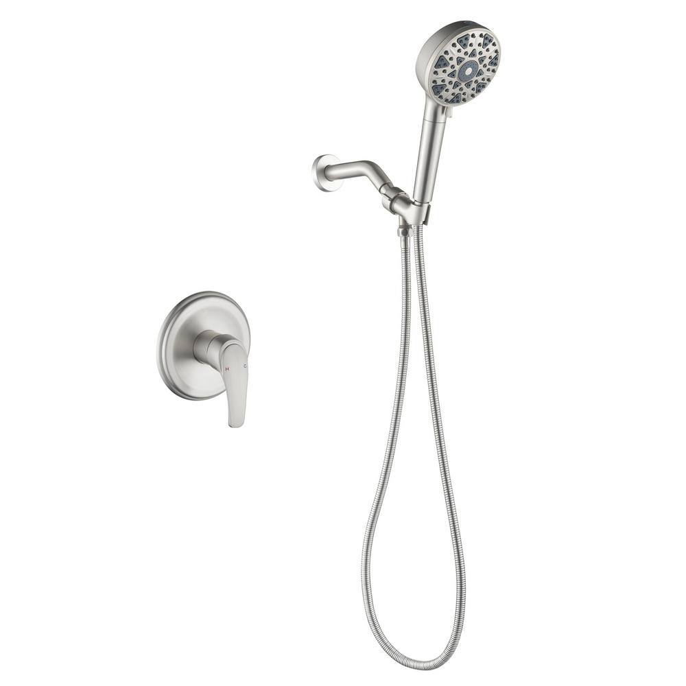 Ami Single Handle 7-Spray Tub and Shower Faucet 1.8 GPM in. in Brushed Nickel (Pressure Balance Valve Included) price history on PriceWatchPro