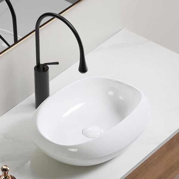 AZKi　ＯＵＲ EEN ANDRO TAKIANG INC 18.1 in. x 14.97 in. Oval Ceramic Vessel