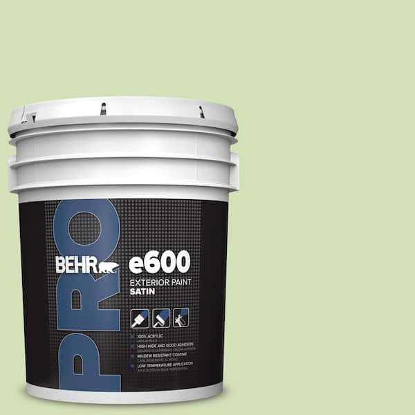 BEHR PRO 5 gal. #MQ4-45 Spring Glow Satin Exterior Paint