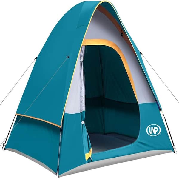 Zeus & Ruta 4-Person Ocean Blue Portable Dome Tent Box0056 - The
