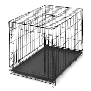 30 in. Wire Metal Foldable Dog Cage with Patent Lock - Medium