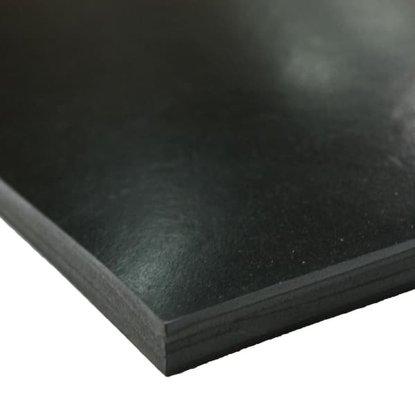 Rubber-Cal EPDM Rubber Sheet - 1/16 in. Thick x 2 in. Width x 36 in. Length - Black - 60A Durometer