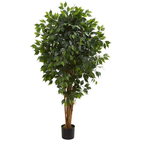 Nearly Natural Indoor 5.5 in. Ficus Artificial Tree
