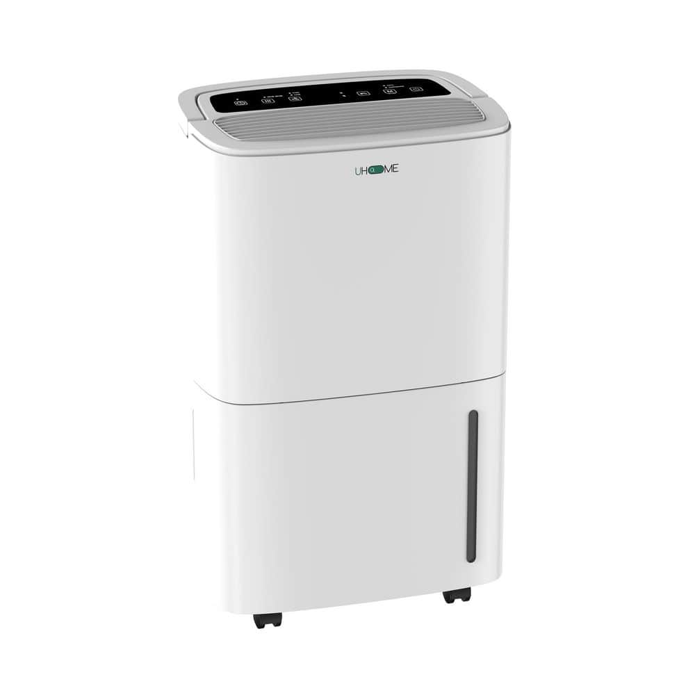 60 pt. 3,000 sq. ft. Dehumidifier in White with 10.6 pt. Bucket Capacity, Continuous Drain Hose for Basement and Garage price history on PriceWatchPro