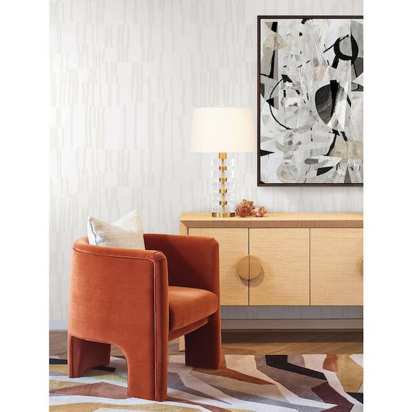 Koso Pearl and White Premium Peel and Stick Wallpaper