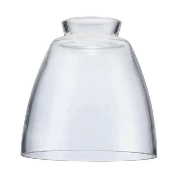 5.125 in. Clear Glass Dome Shaped Replacement Pendant Shade with 2.25 in. Lip Fitter