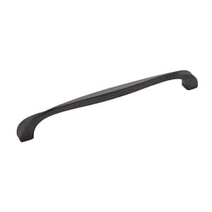 Twist Collection Pull 224 mm Center-to-Center Black Iron Finish