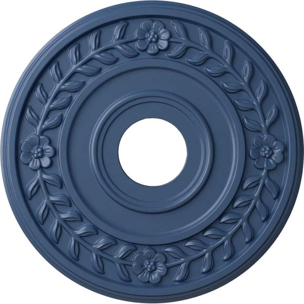 "1"" x 16-1/4"" x 16-1/4"" Polyurethane Wreath Ceiling Medallion, Hand-Painted Americana" price history on PriceWatchPro