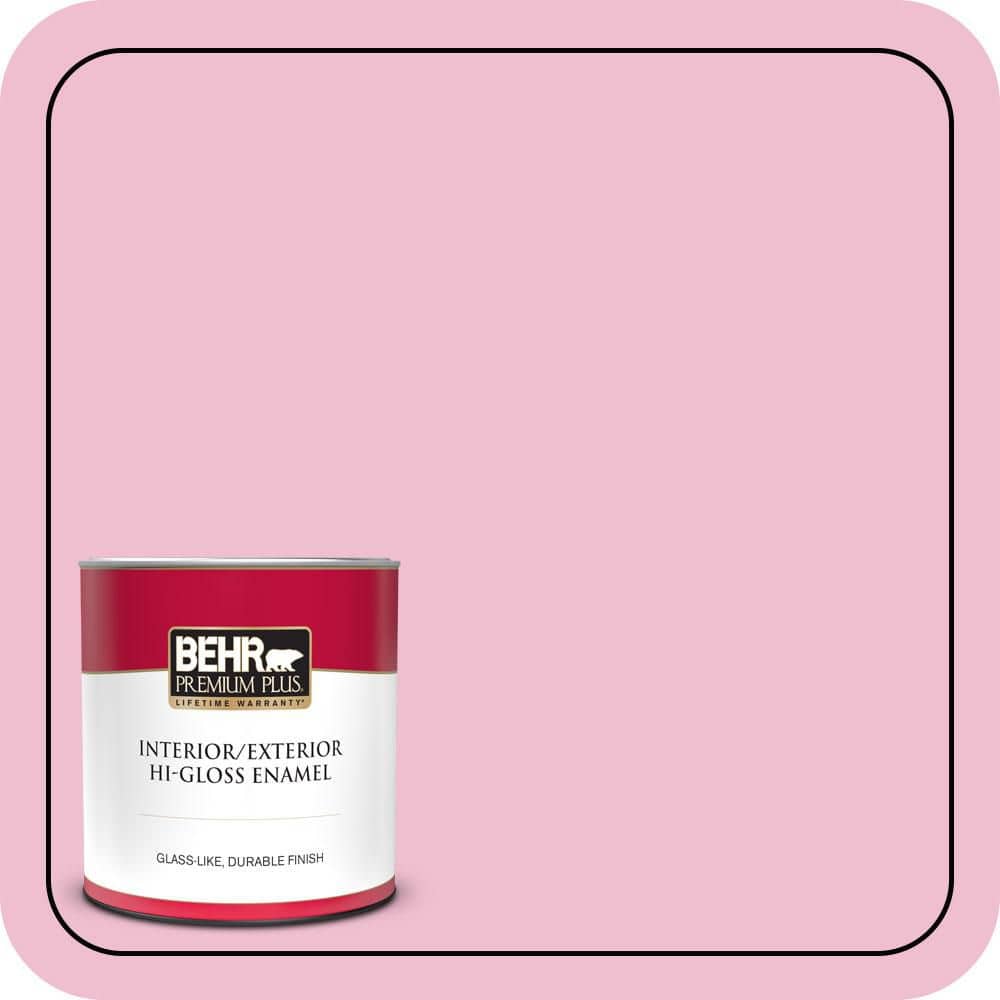 1 qt. #100B-4 Pink Chintz Hi-Gloss Enamel Interior/Exterior Paint & Primer price history on PriceWatchPro