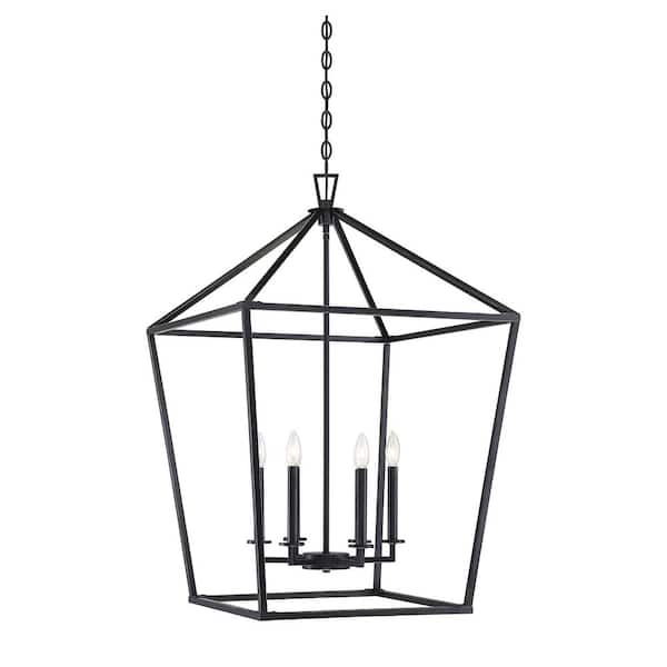 Savoy House Townsend 24 in. W x 36.5 in. H 6-Light Classic Bronze Candlestick Pendant Light