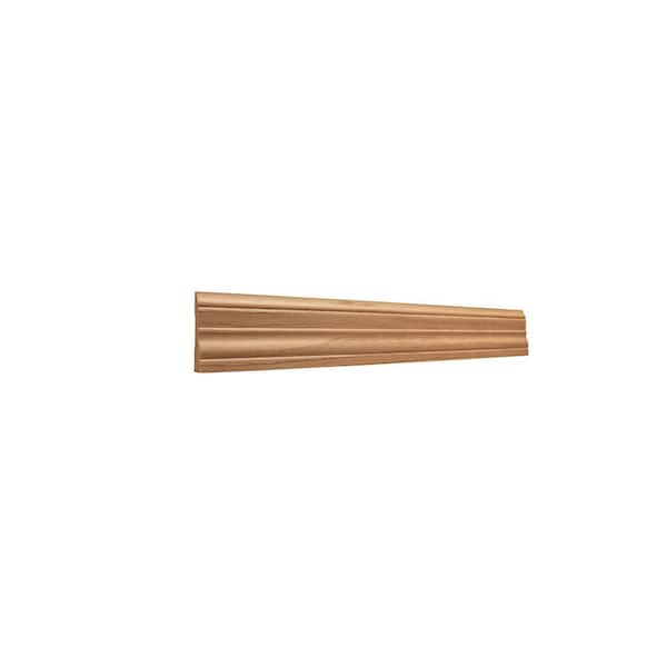 . 313 in. D x. 688 in. W x 48 in. L Unfinished Red Oak Wood Panel Moulding