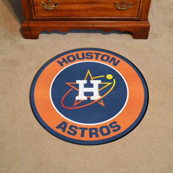 Houston Astros Baseball Rug - 27in. Diameter