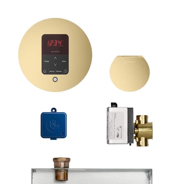 Mr. Steam Butler Package Round Satin Brass
