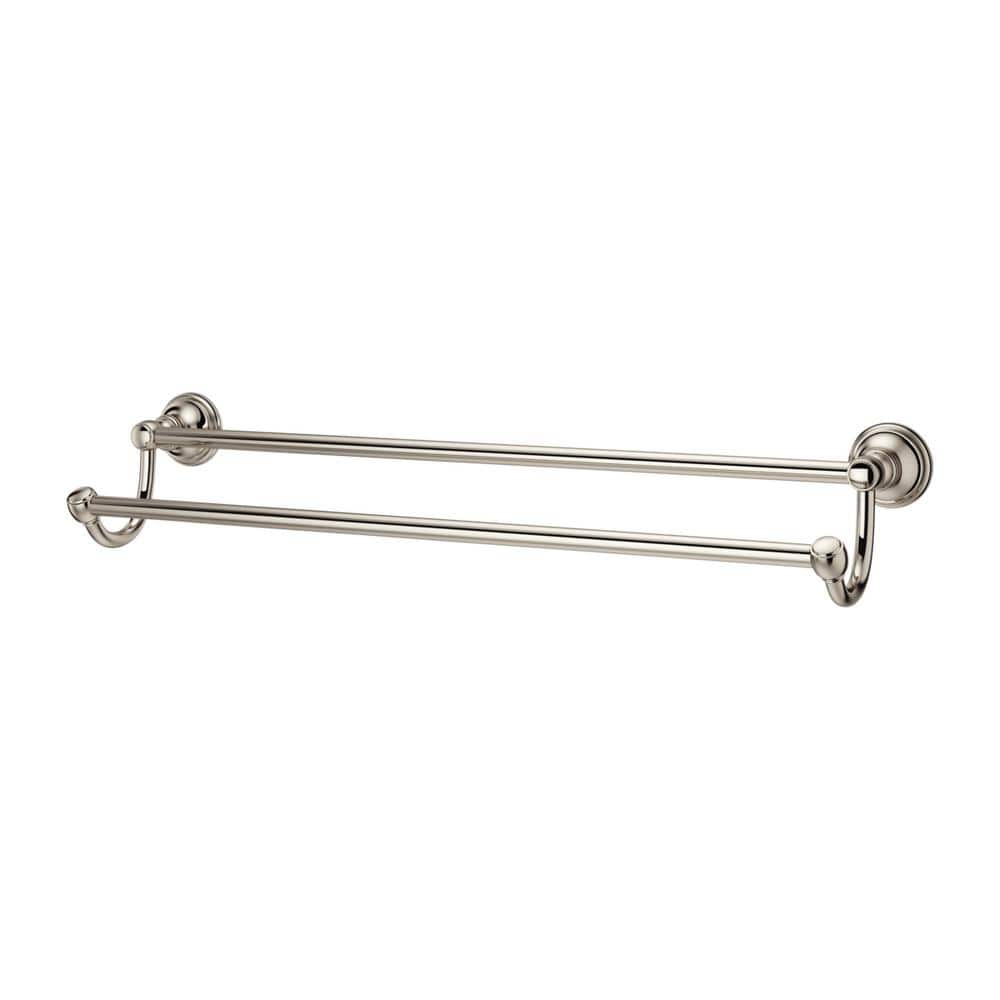 Pfister Tisbury 24 in. Double Towel Bar in Polished Nickel BTB-TB2D ...