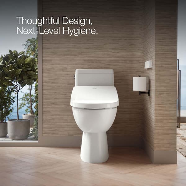 KOHLER C³-325 Electric Bidet Seat for Elongated Toilet in. White