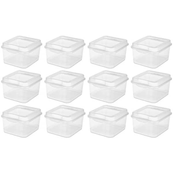 Sterilite 12 qt. Storage Boxes Titanium Set of 16, Gray