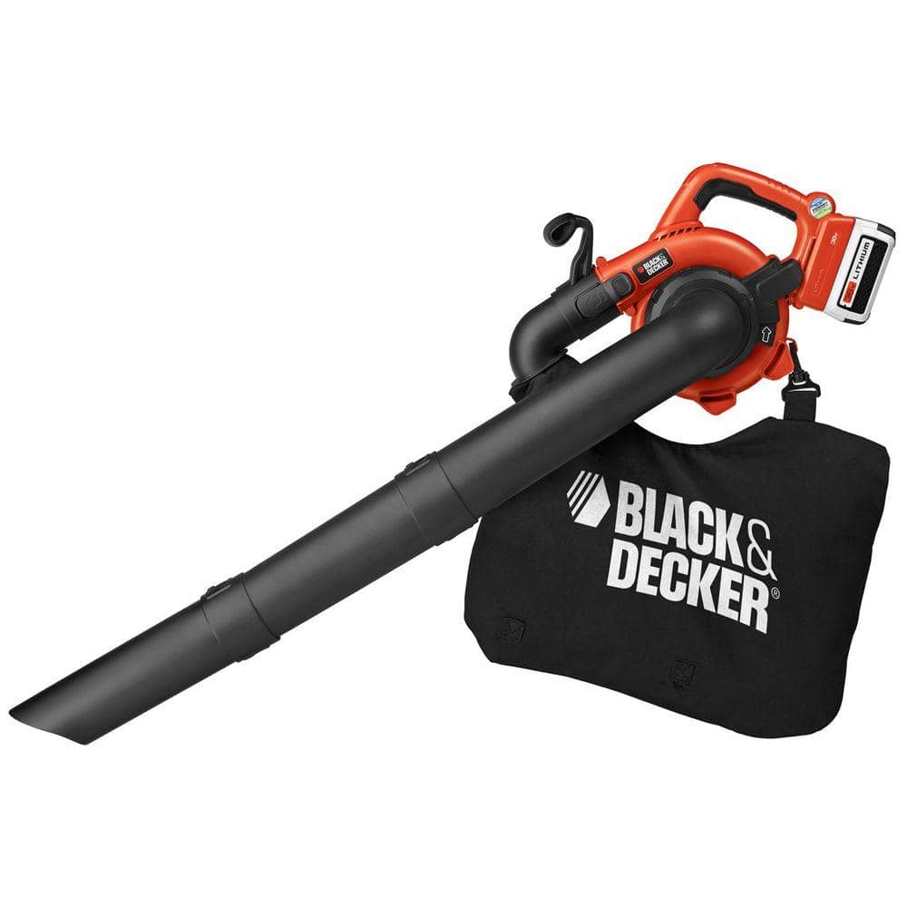 BLACK DECKER 40V MAX 120 MPH 90 CFM Cordless Battery Powered Handheld Leaf Blower & Vacuum Kit with (1) 1.5Ah Battery & Charger