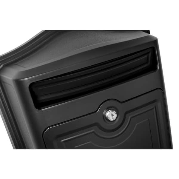 Maison Black Wall-Mount Locking Mailbox Maison Black Wall-Mount Locking Mailbox
