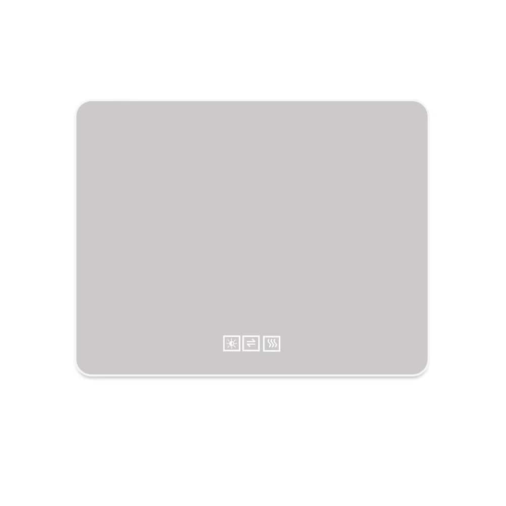 36 in. W x 28 in. H rectangle Framless Mirror Bedroom Led Lights Front and 