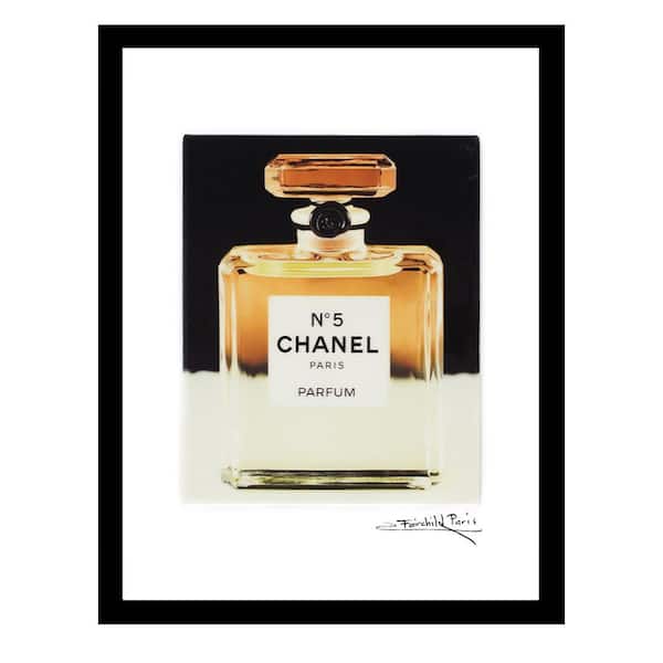 VENICE BEACH Collections Transparent Glam Perfume Bottle by Fairchild Paris Framed Graphic Print Abstract Poster Art Print 18 in. x 14 in.