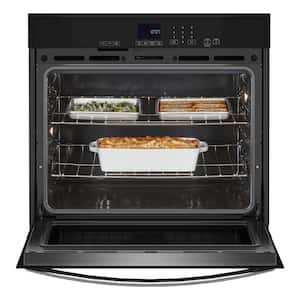 GE 24 in. Single Electric Wall Oven Self-Cleaning in Stainless