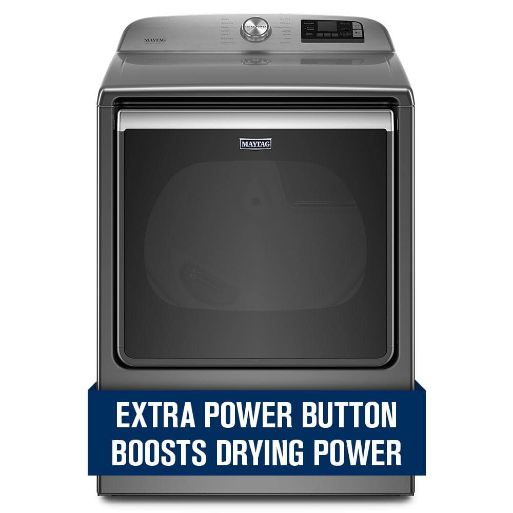 8.8 cu. ft. 120-Volt Smart Capable Metallic Slate Gas Vented Dryer with Steam, ENERGY STAR