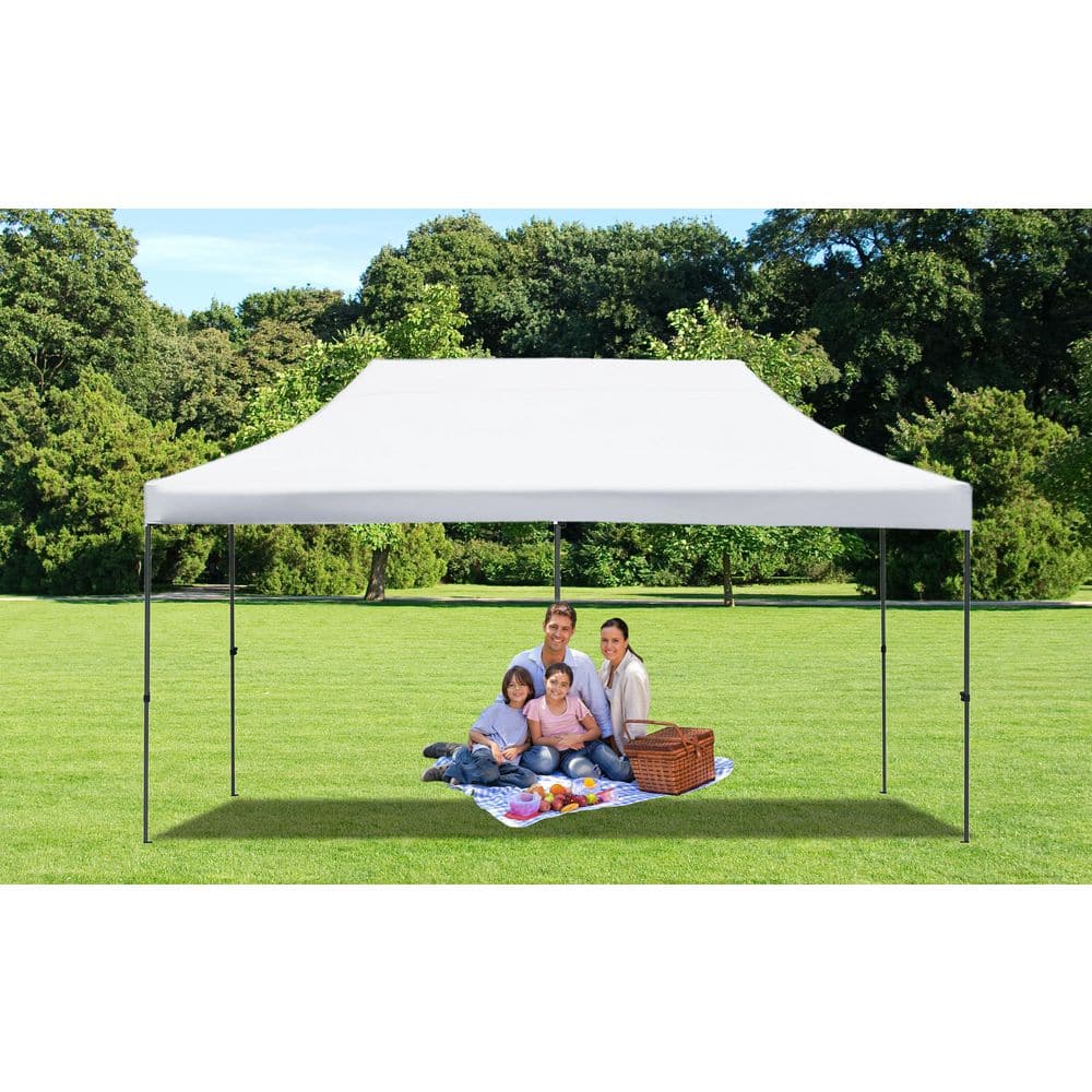 10 ft. x 20 ft. Outdoor Pop Up Canopy, 3 Adjustable Party