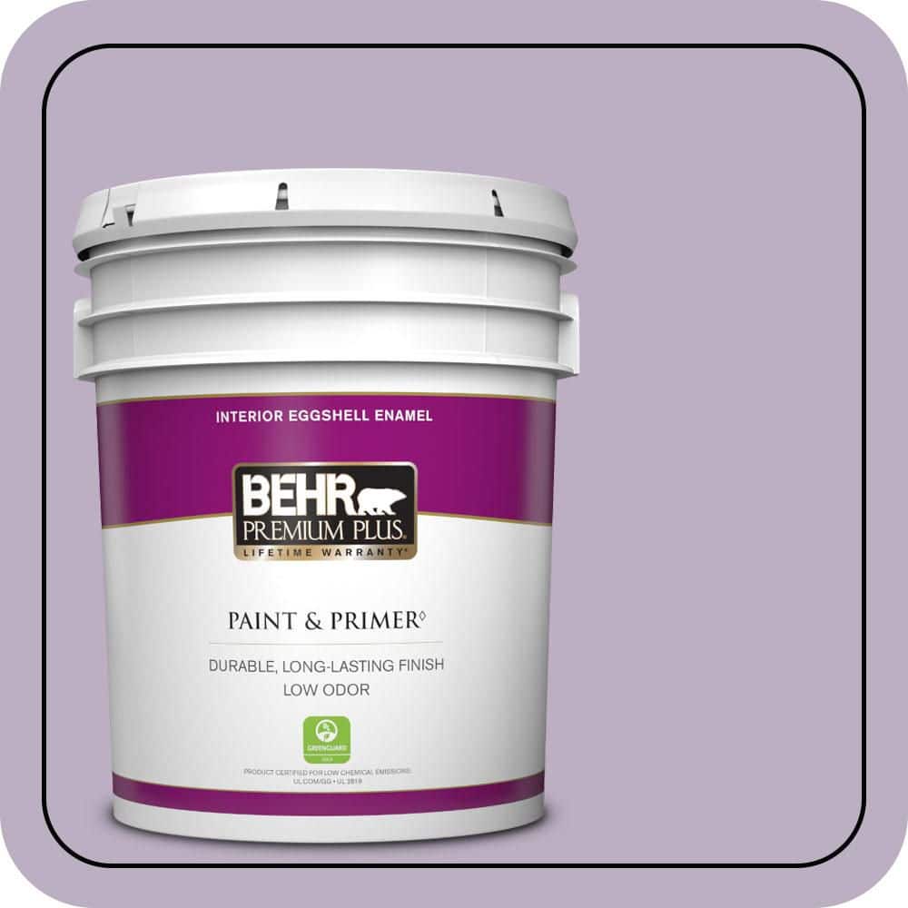 5 gal. #S100-3 Courtly Purple Eggshell Enamel Low Odor Interior Paint & Primer price history on PriceWatchPro