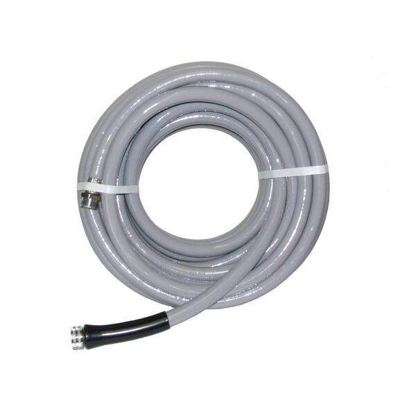 Contractor's Choice 5/8 in. dia.  x 50 ft. lndustrial-Grade Mean Gray Garden Hose