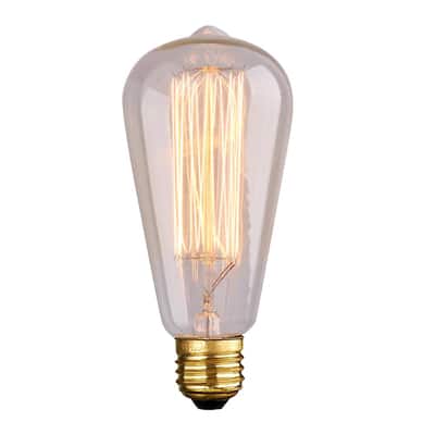 LKAIBIN LED Light Bulb AC220V B22 Dimmable G80 LED 6W Vintage Globe Cage Edison Filament Light Bulb Lamp LED Bulb 