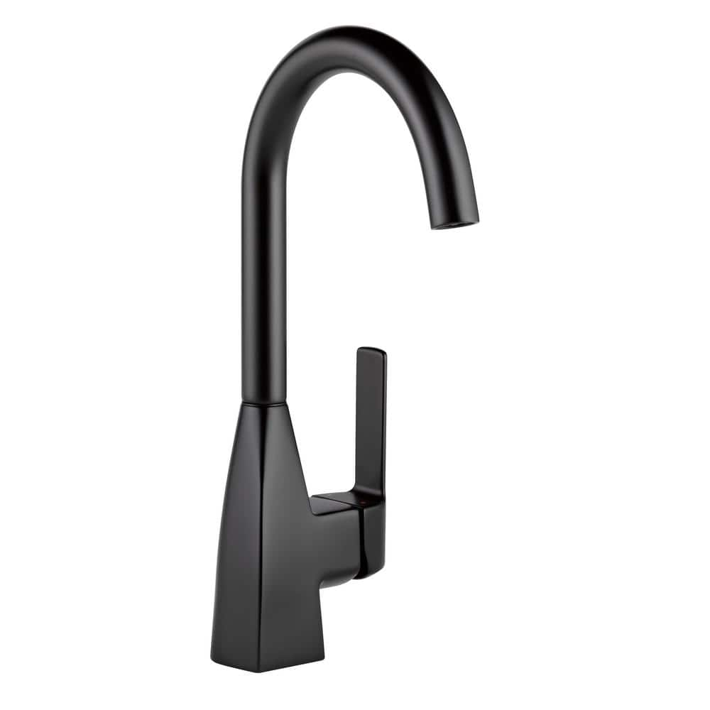 Peerless Xander Single-Handle Bar Faucet in Matte Black