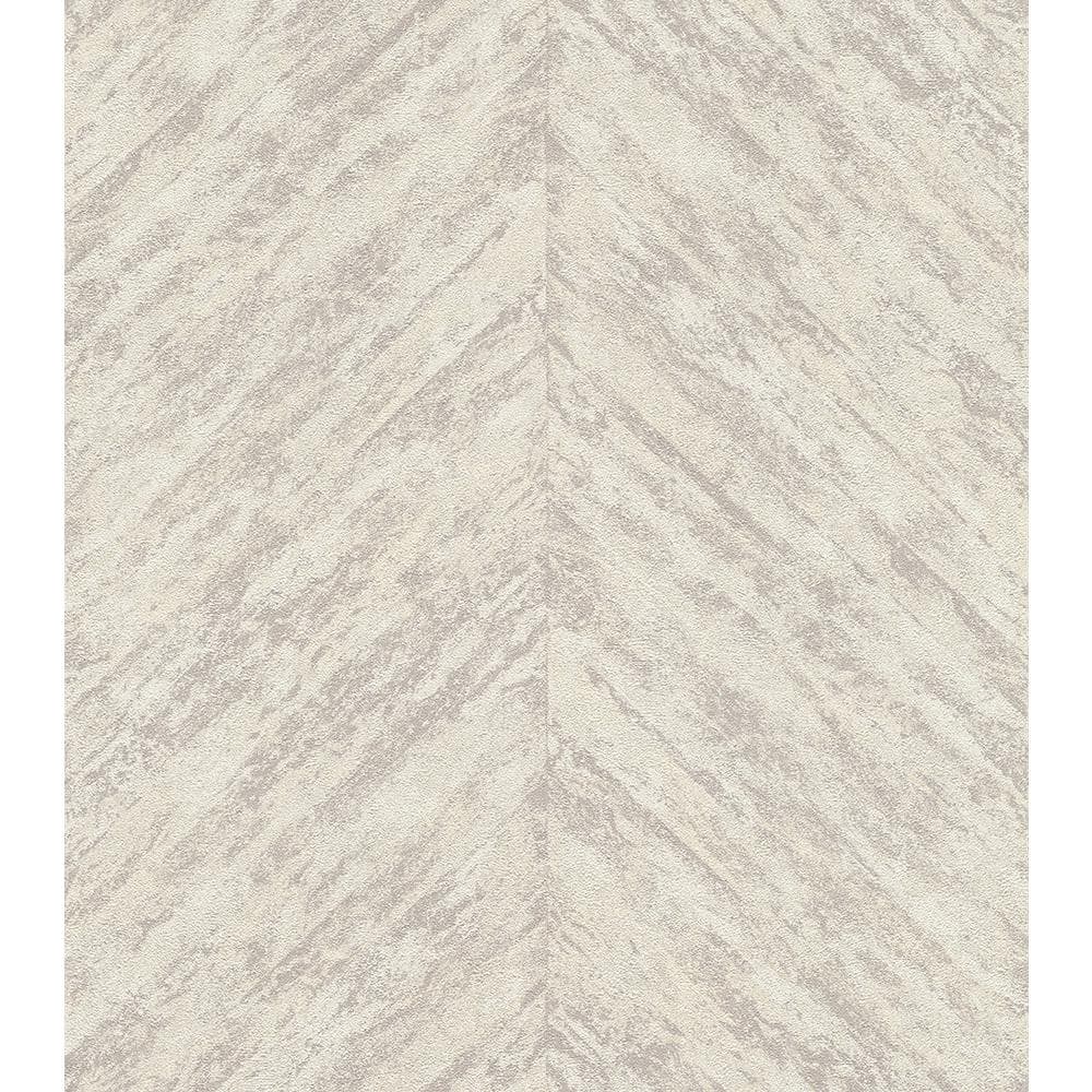 Madoka Silver Chevron Wallpaper Sample