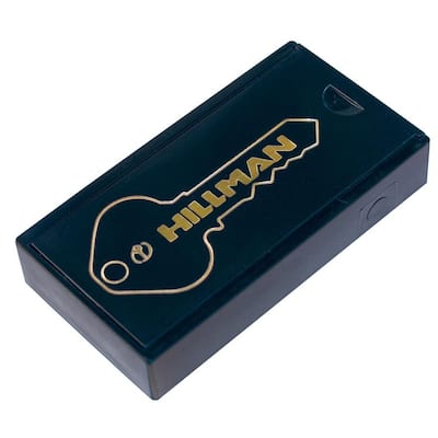 Hillman Plastic Magnetic Key Case Black