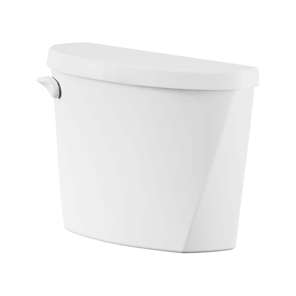 White Vitreous China Water-Saving Toilet Tank