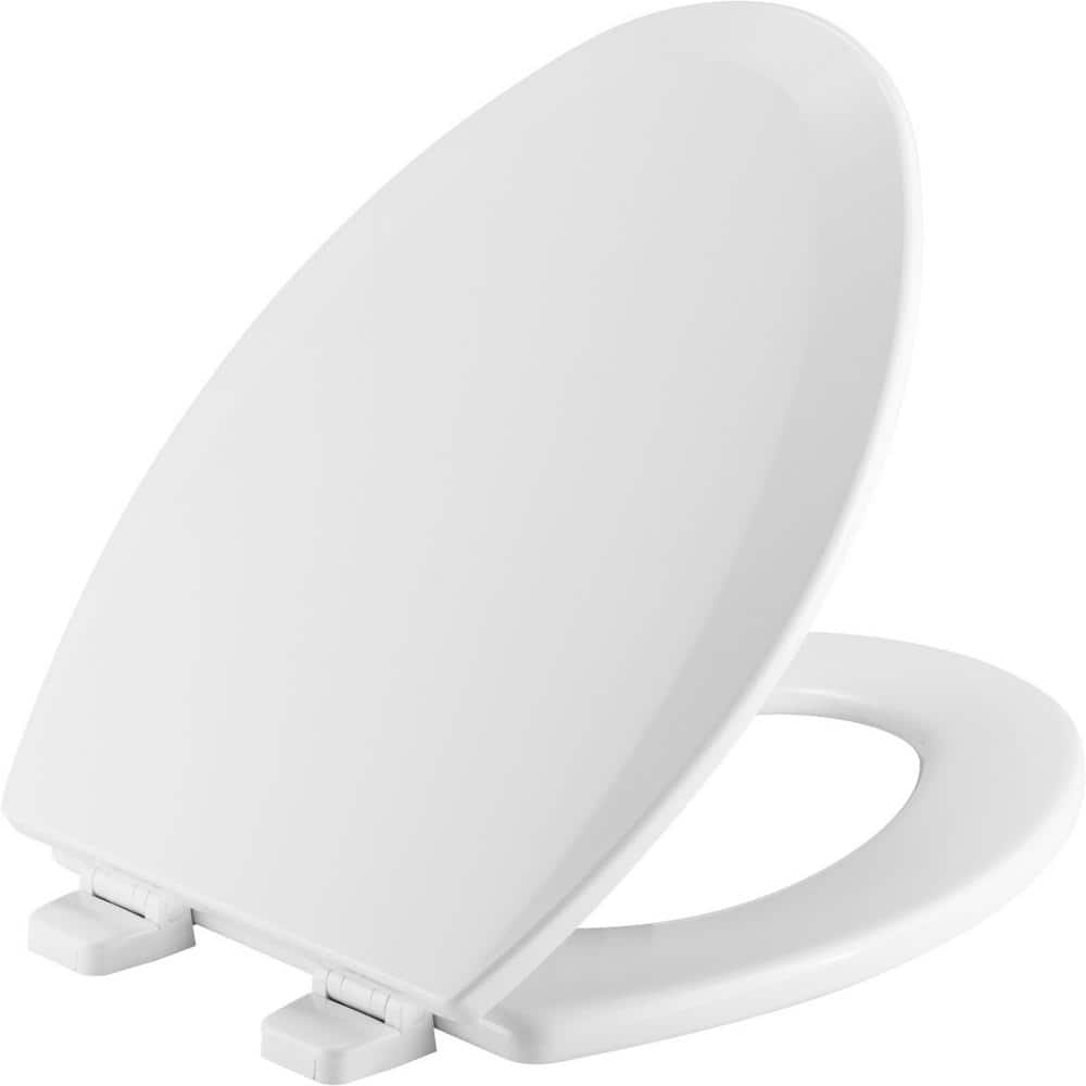 Church Elongated Closed Front Toilet Seat in White 585TTT 000