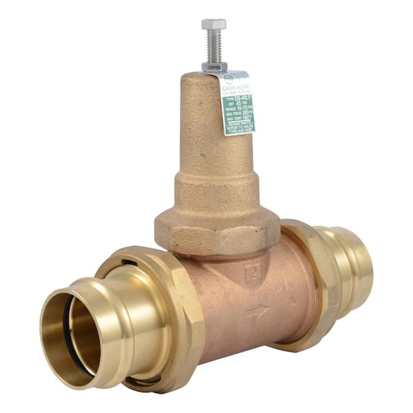 2 in. Copper Press EB45 Pressure Regulating Valve Poly Top