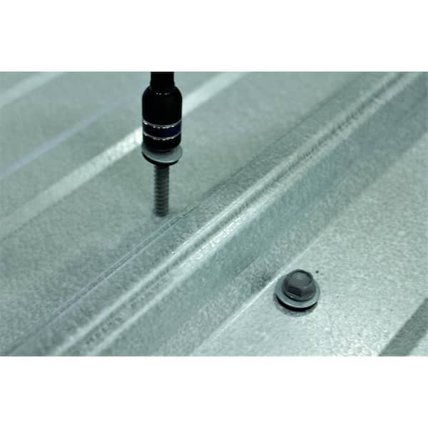 Teks - #12 x 3/4 in. External Hex Washer Head Self Drilling Drill Point Roofing Screw (90-Pack)
