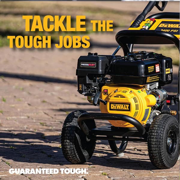 DEWALT Pressure Ready 3400 PSI 2.5 GPM Cold Water Gas Powered Pressure Washer
