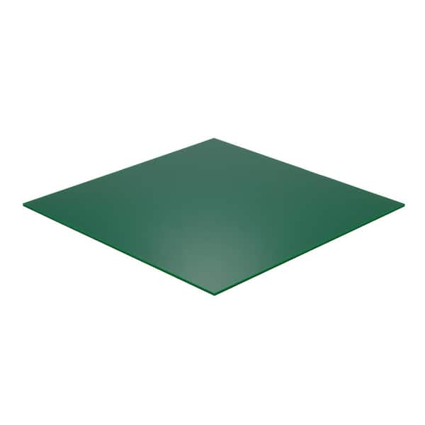 Falken Design 36 in. x 72 in. x 0.125 in. Thick Acrylic Green Sheet