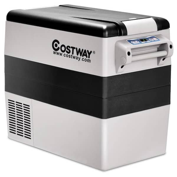 Costway 55 Quarts Portable Electric Car Chest Cooler Refrigerator/Freezer Compressor Camping