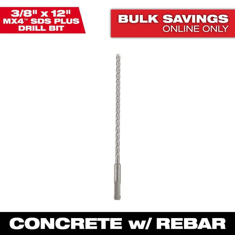 3/8 in. x 12 in. 4-Cutter SDS-PLUS Carbide Drill Bit price history on PriceWatchPro